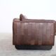Mid-century patchwork leather sofa in the style of De Sede, 1970s