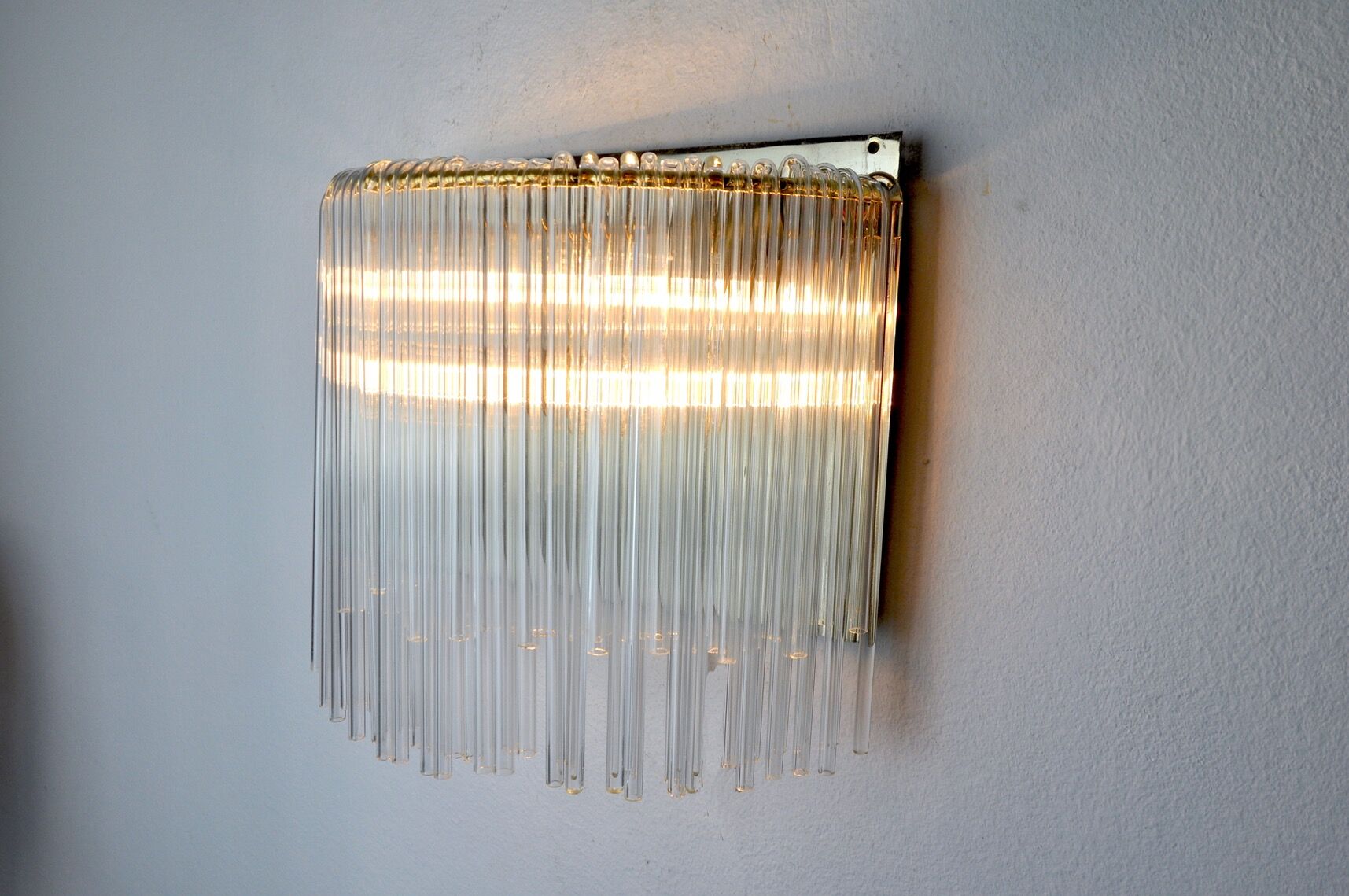 Venini wall lamp, Murano glass, Italy, 1970