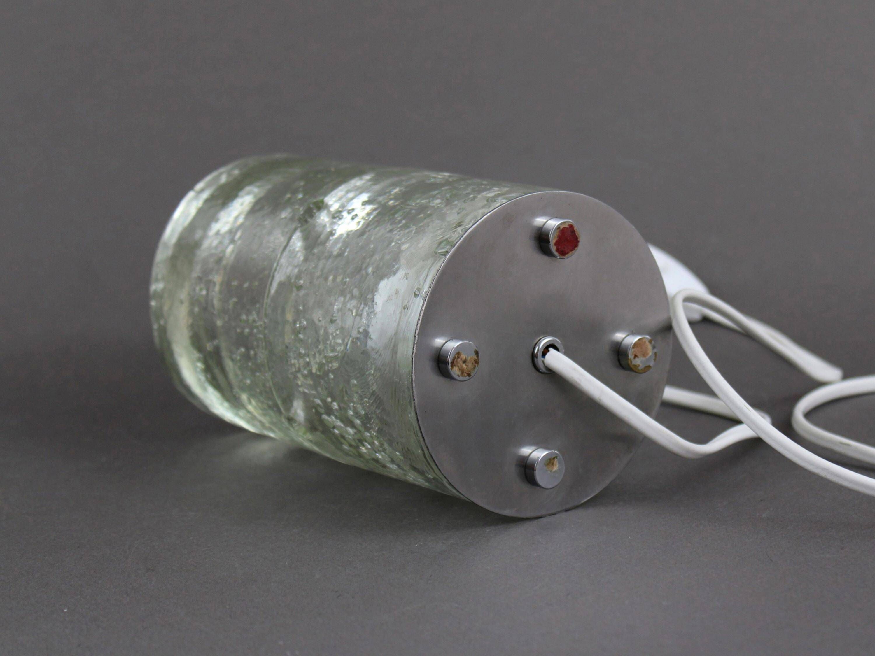 Italian Poliarte glass lamp by Albano Poli, 1960s