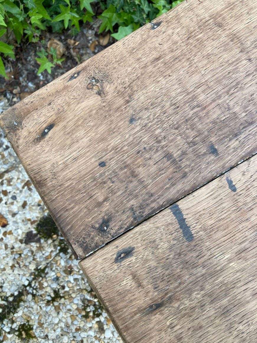 Small vintage farmhouse coffee table