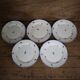 5 flat plates from the Nimy Royal Imperial Manufacture, Belgian manufacture