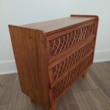 Chest of drawers typical vintage doll 60