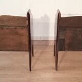1950s Rosewood Nightstands, Mid Century Designer Nightstand