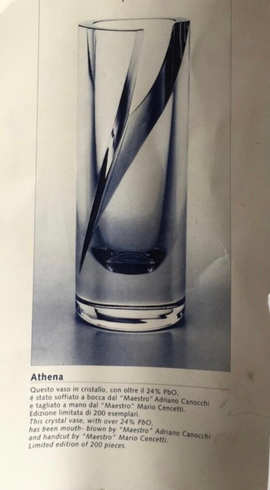 Vase Athena, Enzo Mari, Arnolfo Di Cambio 1999