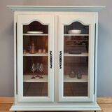 display case, wooden dresser