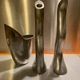 Solid aluminium set Anna Efverlund – 2 candle holders and 1 vase