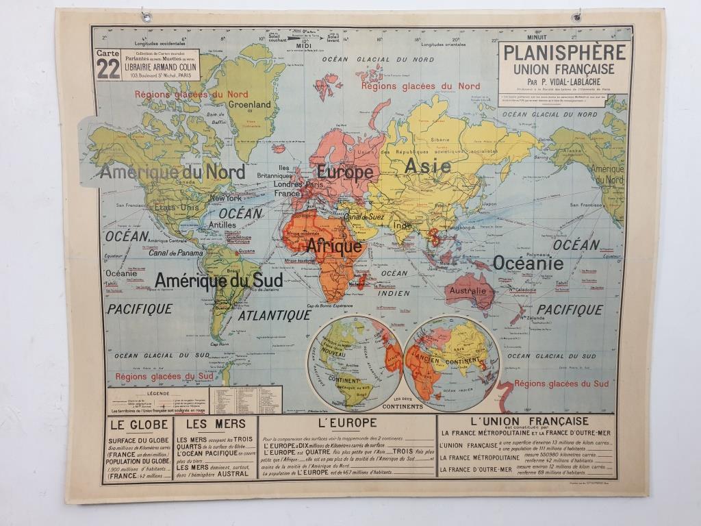 School Map - Planisphere -