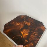Lucite turtleshell-style tray circa 1970
