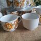Set 11 coffee cups, sugar bowl and milk pitcher Wunsiedel Bavaria vintage