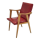 Fauteuil vintage pieds compas 1950