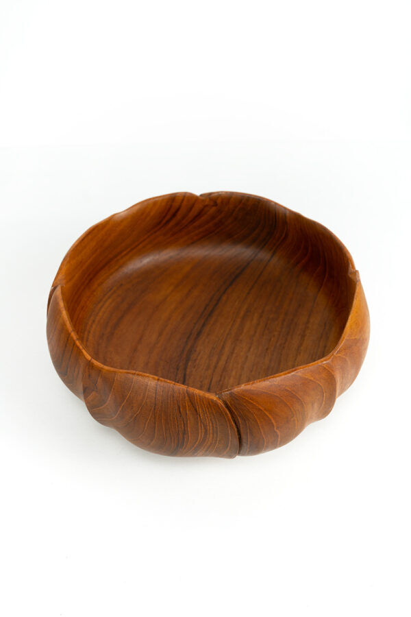 Handmade teak bowl