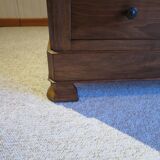 Rare pretty old chest of drawers with 4 drawers - Louis Philippe style in Walnut