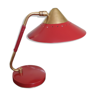 Brass table lamp 50s