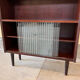 Danish bookcase with glass display