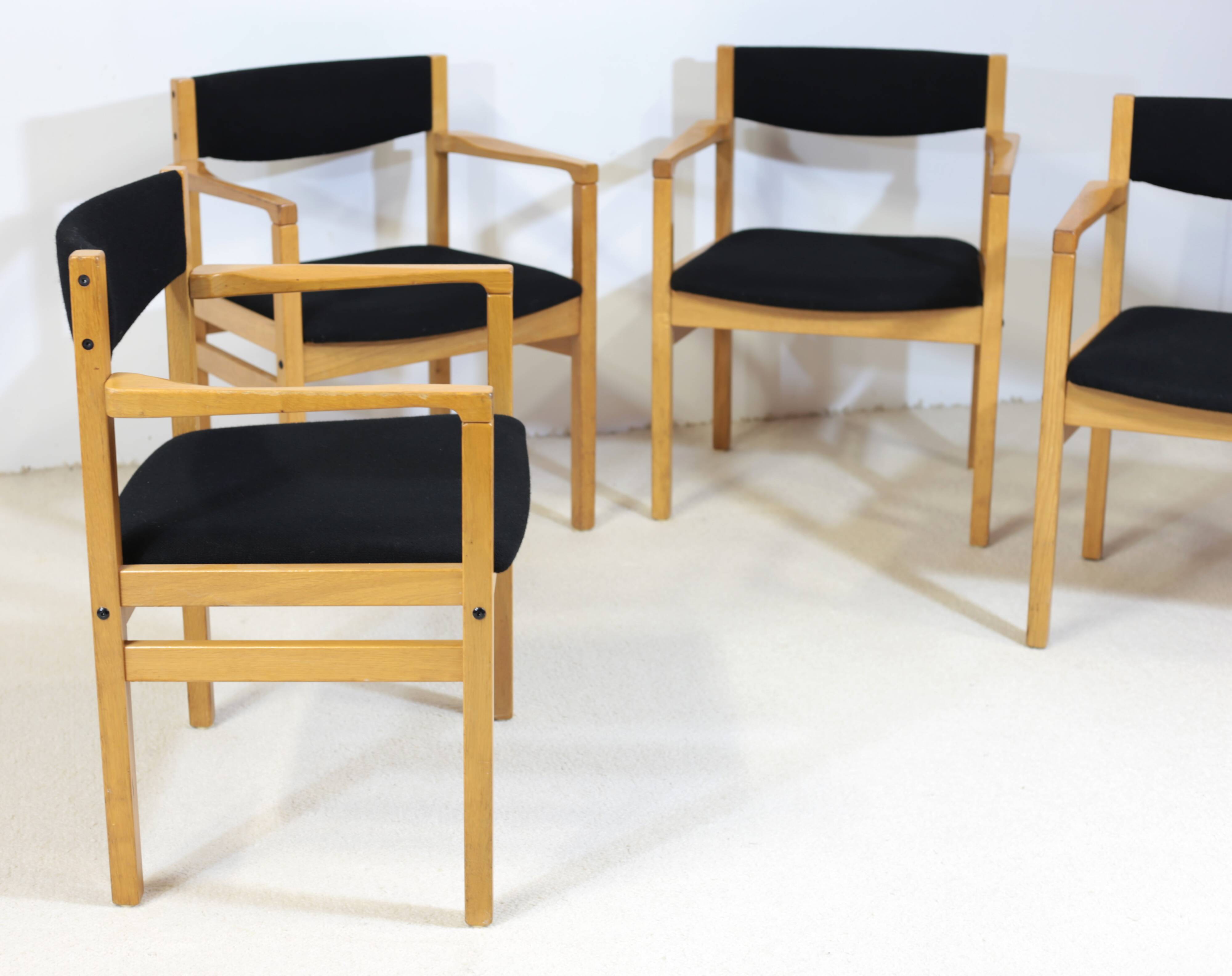 Fauteuil danois en chêne