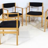 Fauteuil danois en chêne
