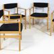 Fauteuil danois en chêne