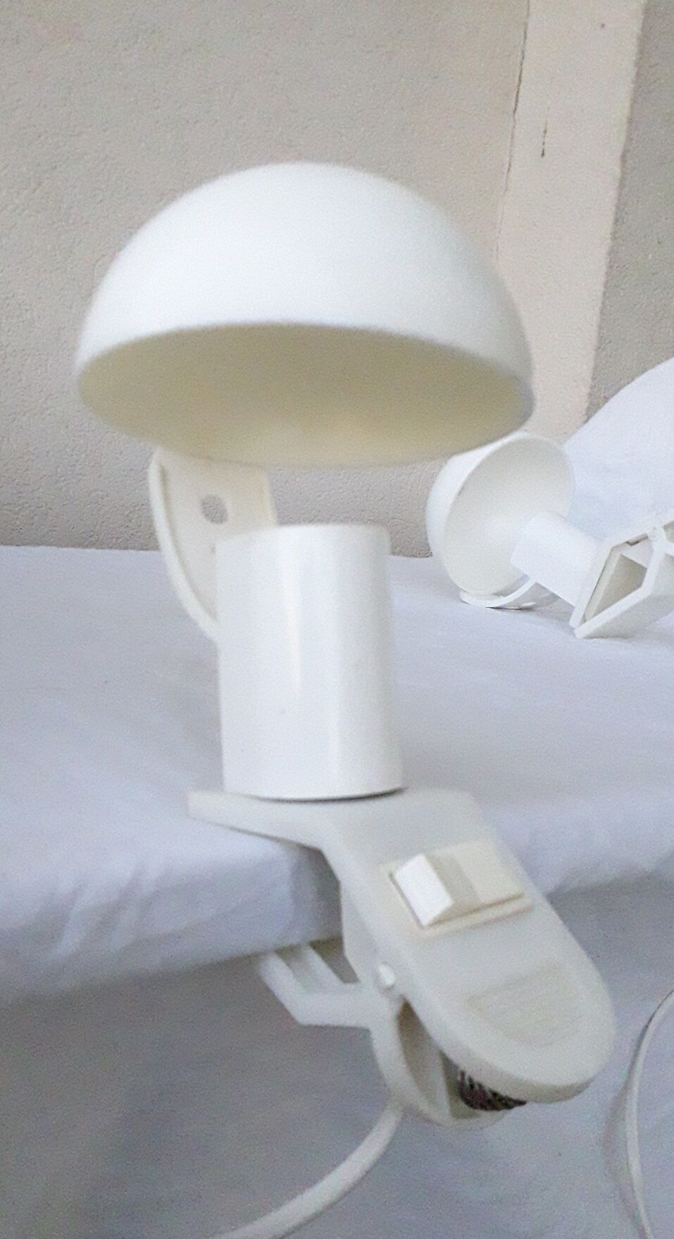 Paire de lampes à pince champignons