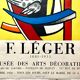 Fernand Leger, Original lithographic poster from the Museum of Decorative Arts, 1956