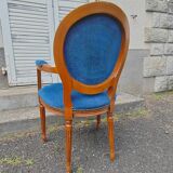 Pair of colorful medallion armchairs