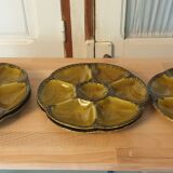Gien oyster plates
