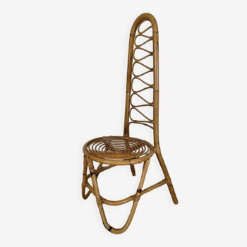 Vintage Bamboe chair by Dirk Van Sliedrecht