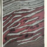 Original lithograph on Arches vellum by Raoul UBAC, Terrassements, 1978