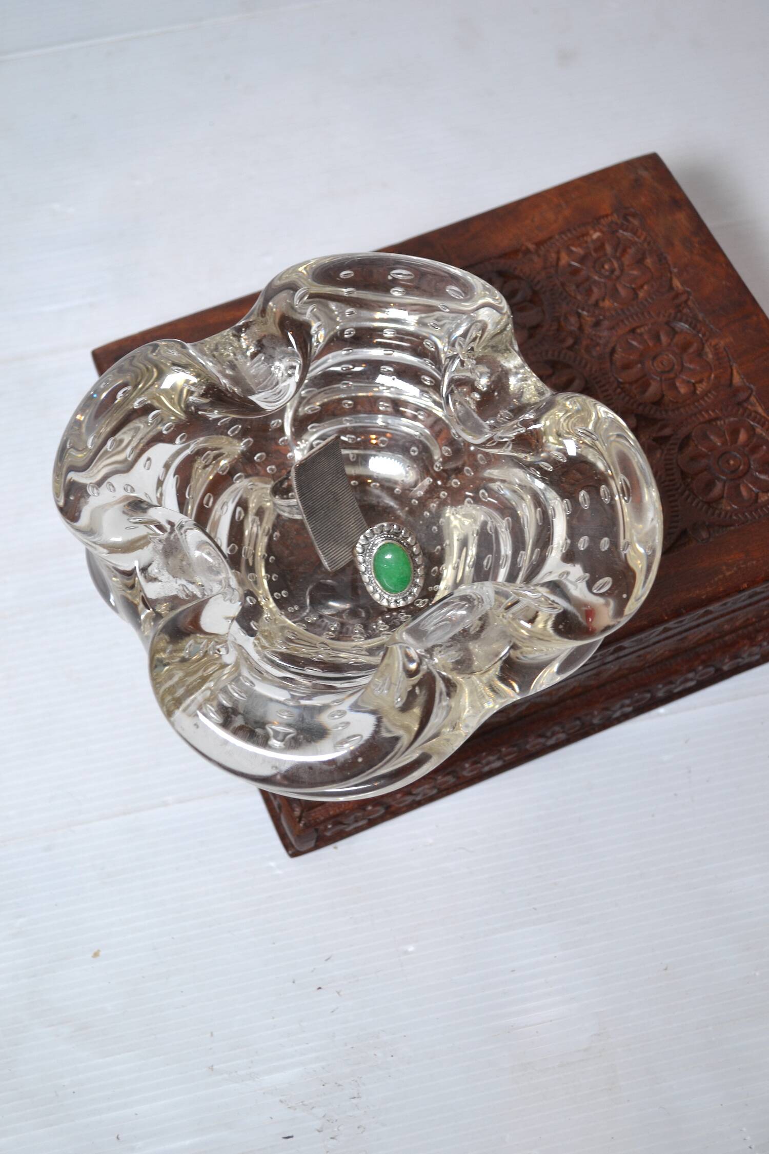 Murano glass ashtray