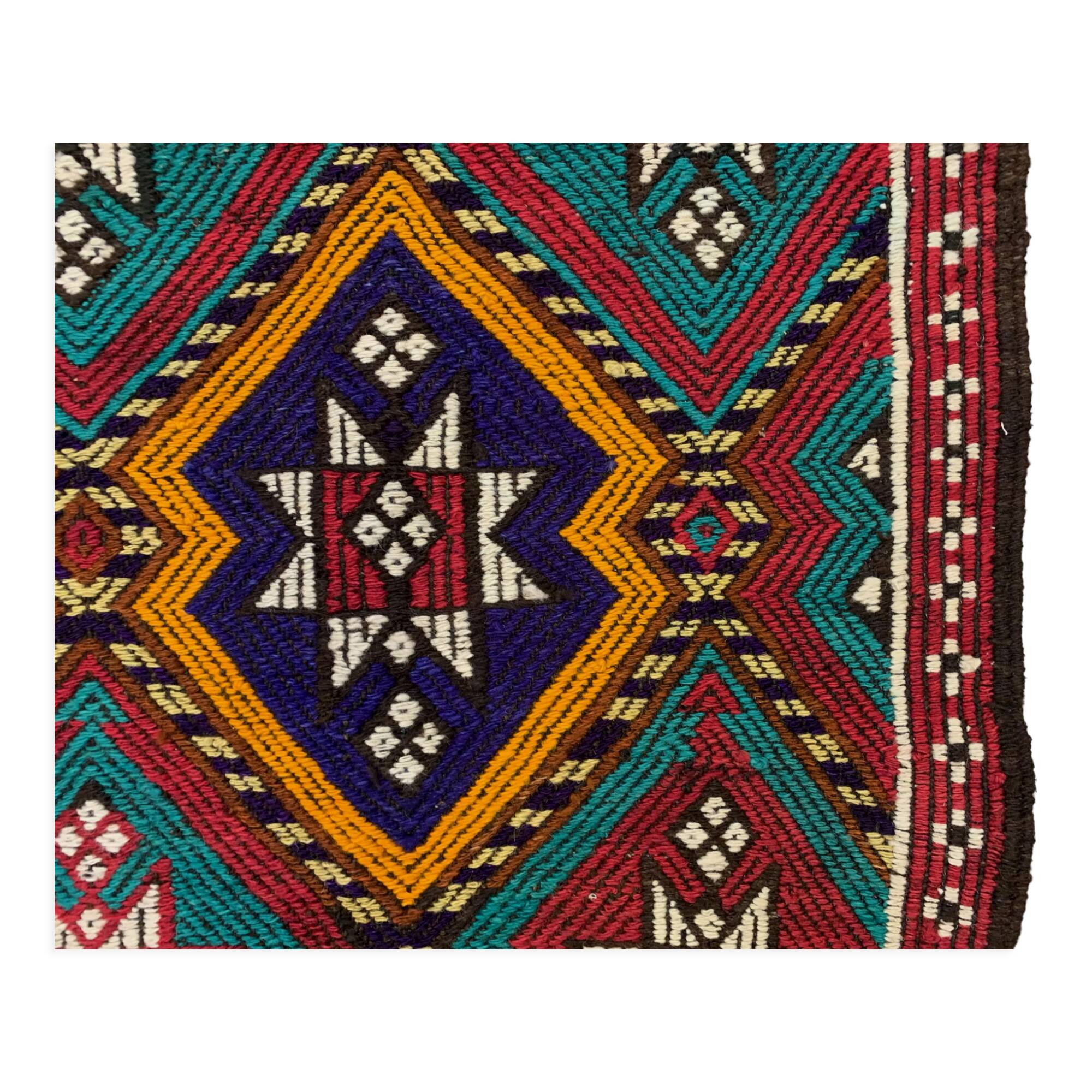 Small Vintage Turkish Kilim Rug 130x71 cm Wool Kelim
