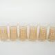 Set of six glasses, Italian design, 1960s, manufactured in Italy
