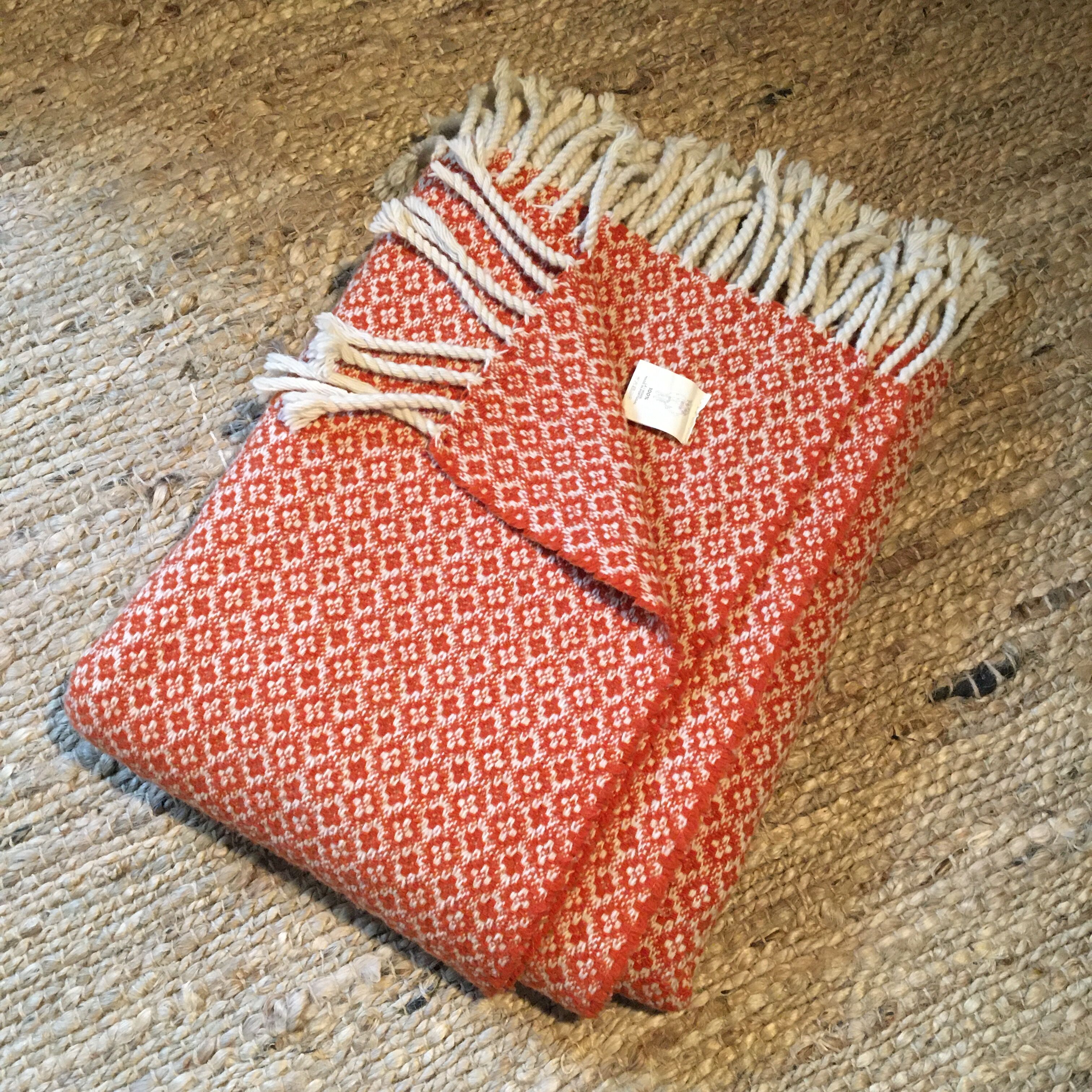 Plaid 100% laine fabriqué au Portugal