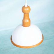 Bohemian 70s mushroom pendant lamp