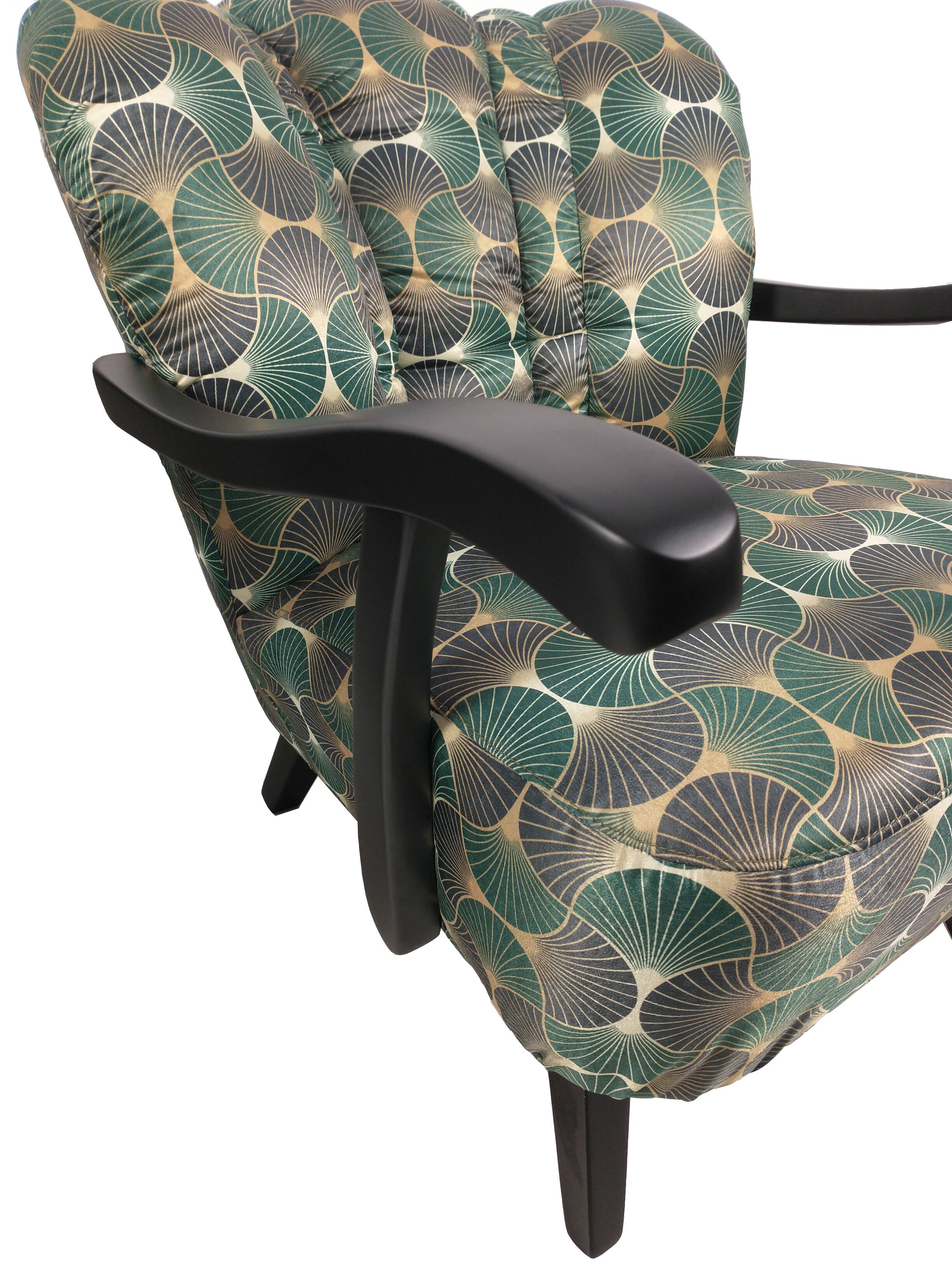 Art Deco Armchairs, 1950s, Set of 2