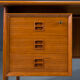 Double-Sided Teak Desk to Arne Vodder from Brouer Møbelfabrik, Denmark, 1960s