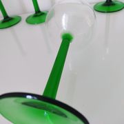 Set de 8 verres à vin cristal La Rochère et verre