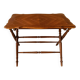 Table pliante vintage aux pieds tournés
