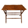 Table pliante vintage aux pieds tournés