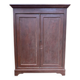 Antique Parisian wardrobe in solid wood