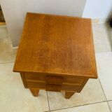 Art Deco oak bedside table from the early 20th century