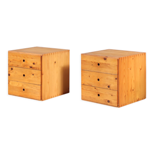 paire de tables de nuit