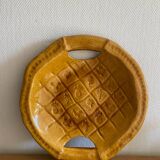 Large glazed terracotta dish