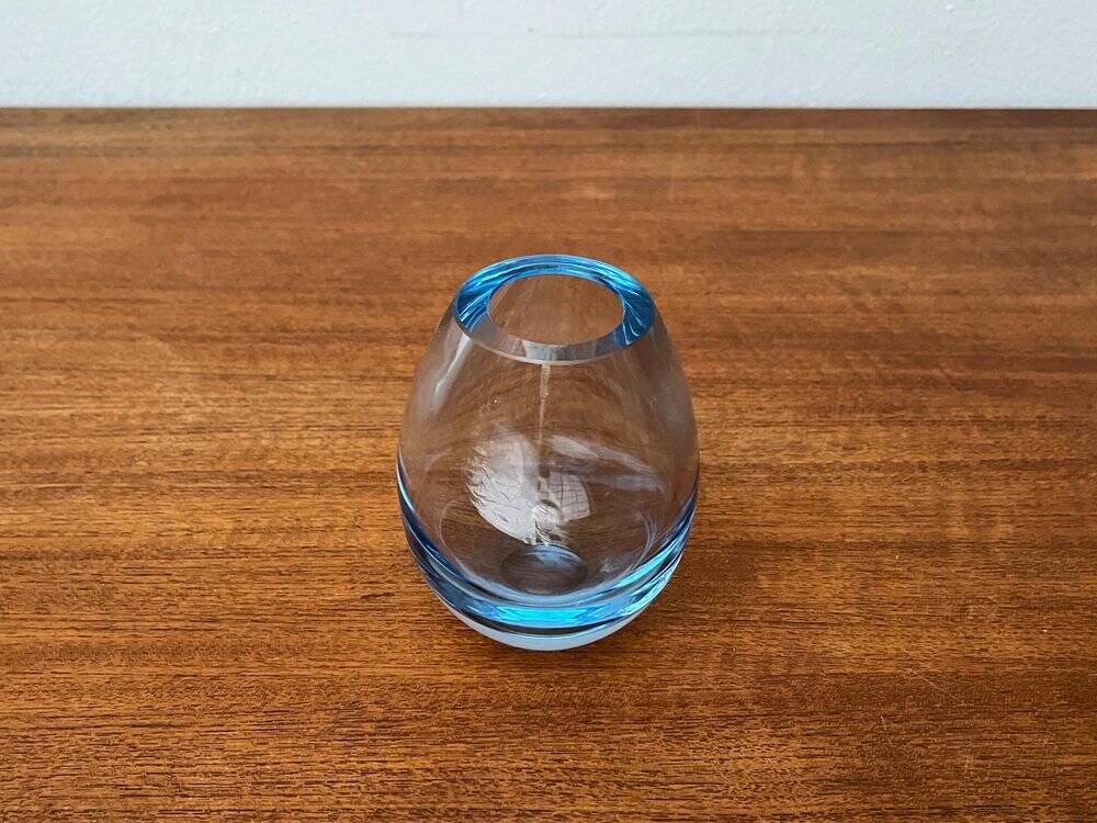 Glass vase from the Danish Hellas series by Per Lütken for Holmegaard, 1960s.