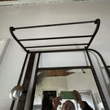 Wrought iron coat rack for the entrance