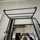 Wrought iron coat rack for the entrance