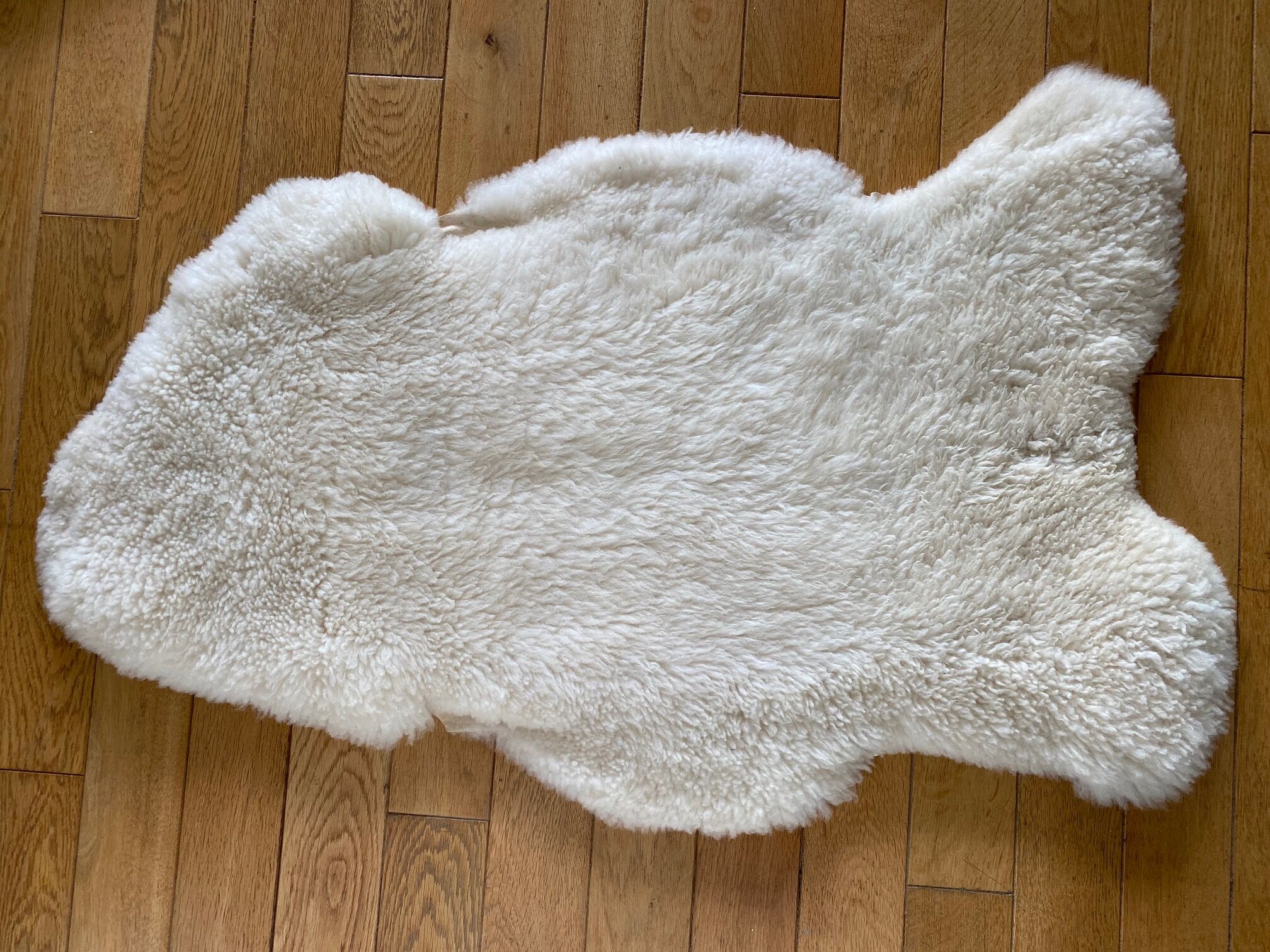Natural sheepskin