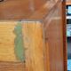 Vintage light sliding cabinet 50s