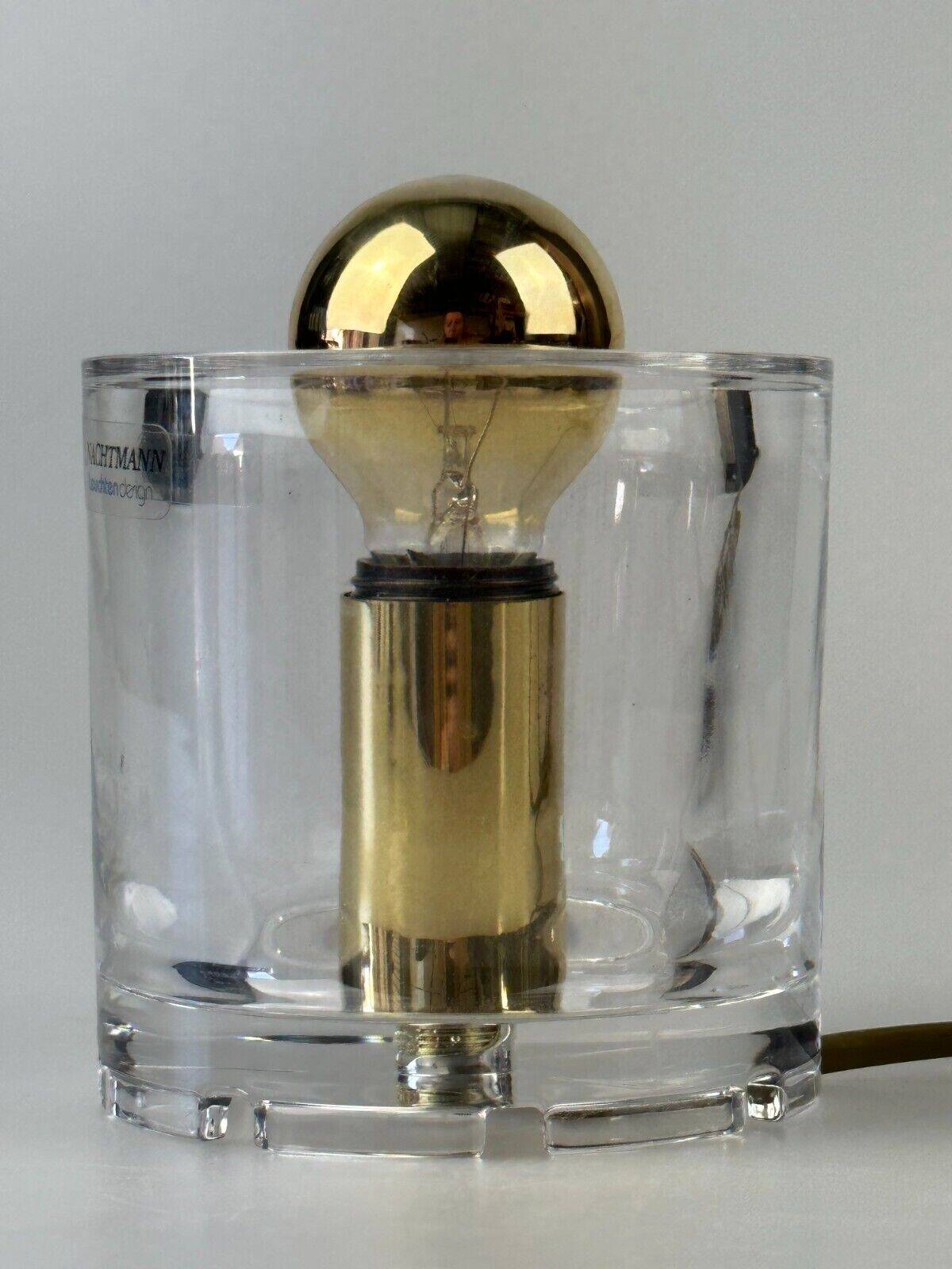 60s 70s table lamp Nachtmann Leuchten Germany Ice Cube Space Age design