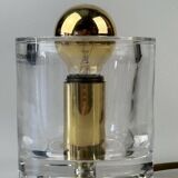 60s 70s table lamp Nachtmann Leuchten Germany Ice Cube Space Age design