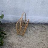 Bamboo magazine rack