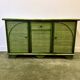 Green Vintage Rattan Sideboard By Maugrion, France, 1980s
